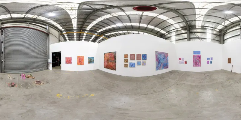 Gilli Watta — Renae Lamb’s 2024 exhibition at the Creator Incubator, the works hung together