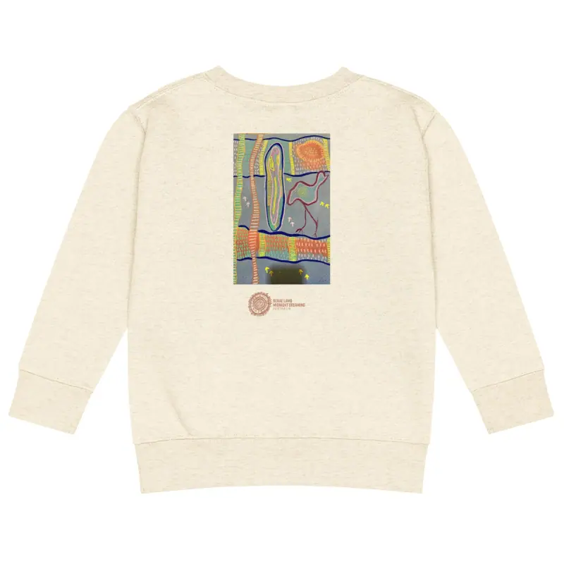 Kids Crew Neck Sweatshirt — Midnight Dreaming (view 2)