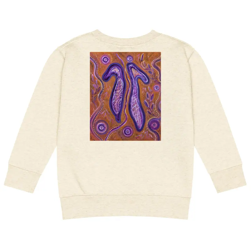 Kids Crew Neck Sweatshirt — Midnight Dreaming (view 2)