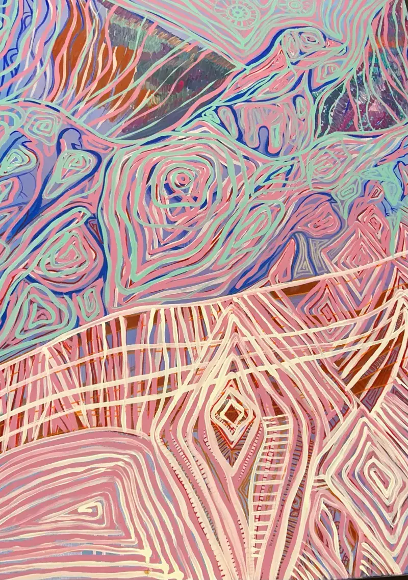 Ngyaguyamilang Dhulubong — original painting by Renae Lamb