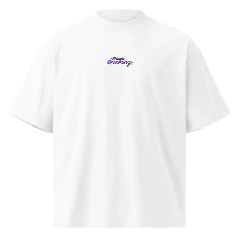 Unisex Organic Oversized High Neck T-shirt — Midnight Dreaming