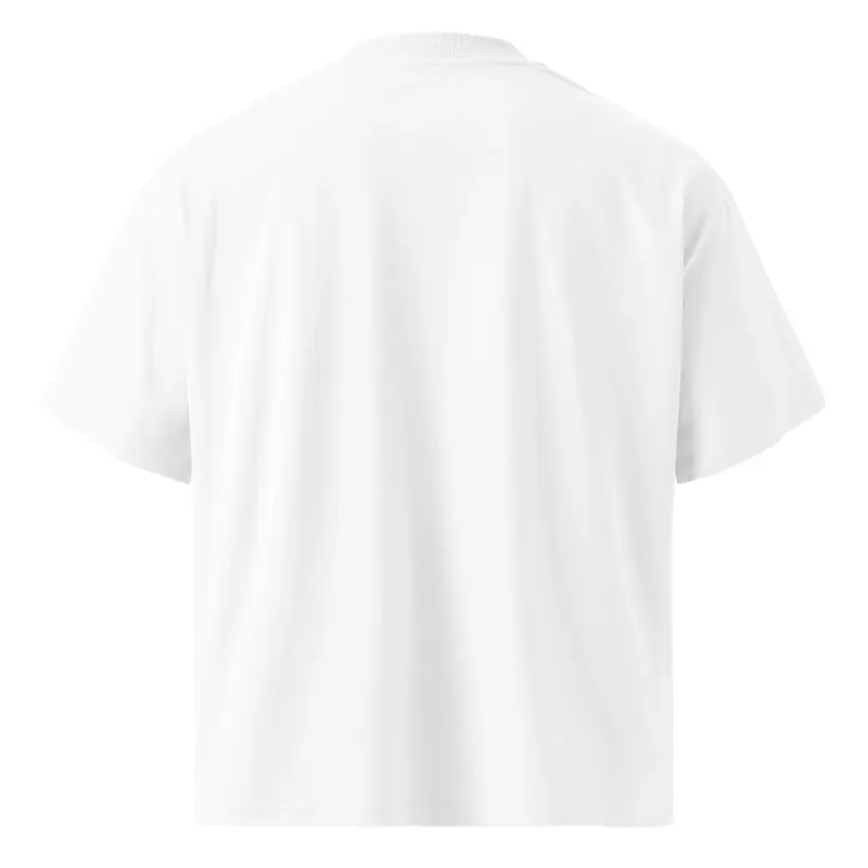 Unisex Organic Oversized High Neck T-shirt — Midnight Dreaming (view 2)