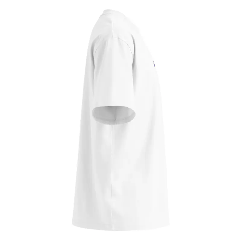 Unisex Organic Oversized High Neck T-shirt — Midnight Dreaming (view 3)