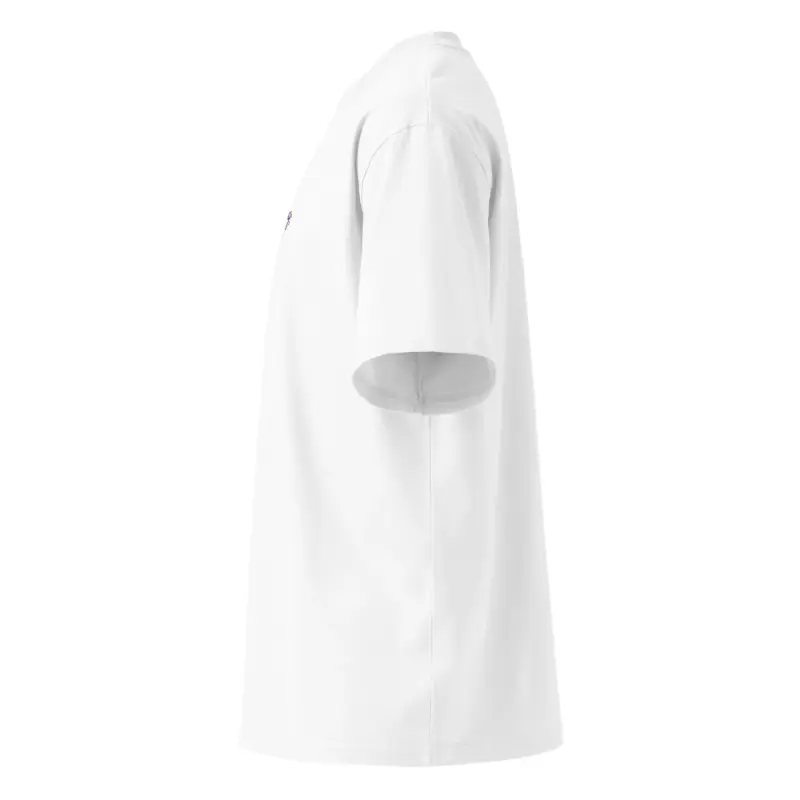 Unisex Organic Oversized High Neck T-shirt — Midnight Dreaming (view 4)