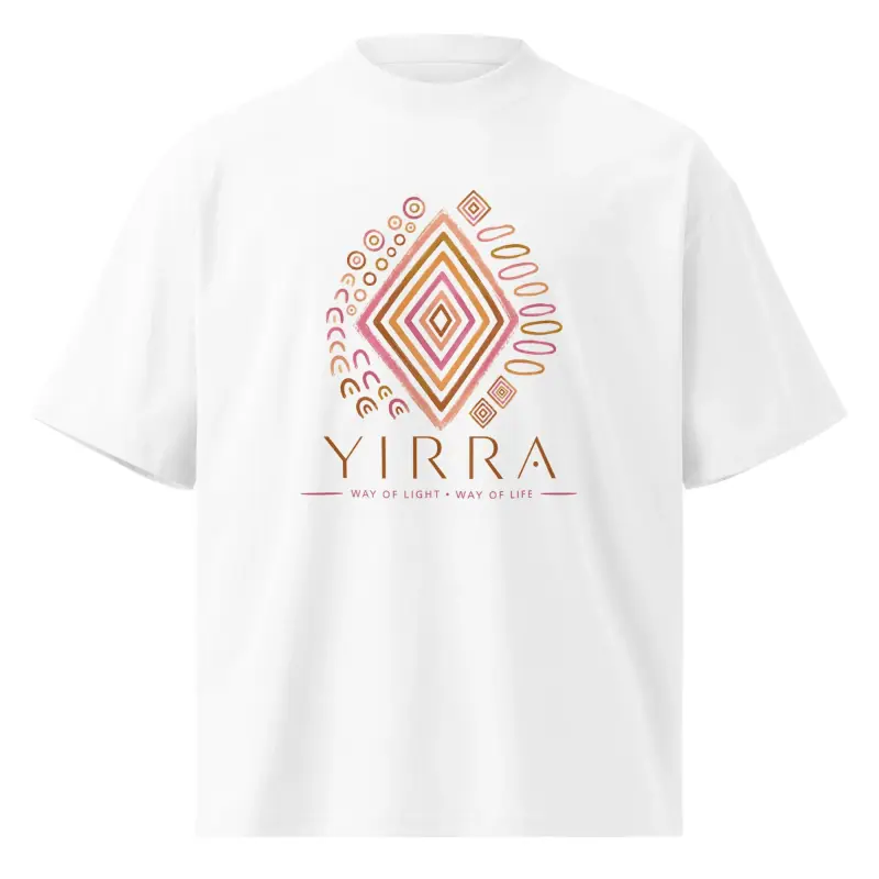 Unisex Organic Oversized High Neck T-shirt — Midnight Dreaming (view 2)
