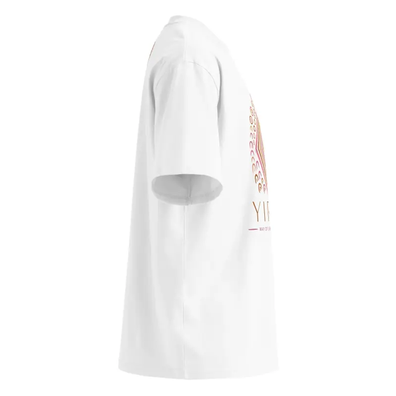 Unisex Organic Oversized High Neck T-shirt — Midnight Dreaming (view 5)
