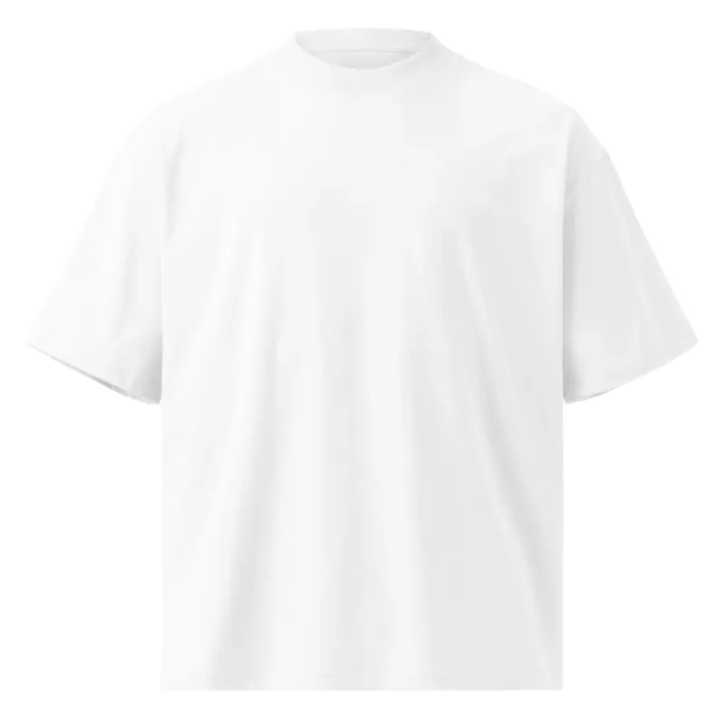 Unisex Organic Oversized High Neck T-shirt — Midnight Dreaming (view 9)