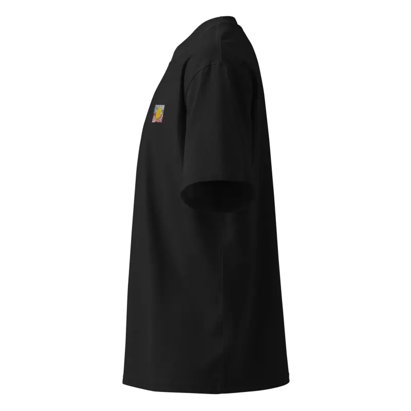 Unisex Organic Oversized High Neck T-shirt — Midnight Dreaming (view 3)