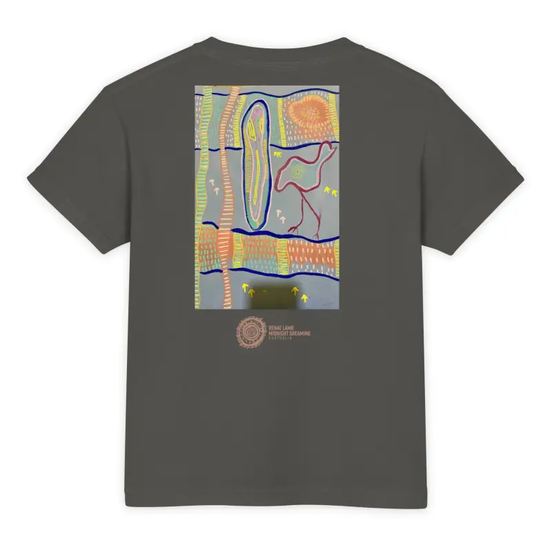 Youth Garment-dyed Heavyweight T-shirt - Comfort Colors 9018 — Midnight Dreaming (view 4)