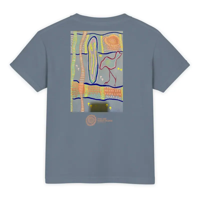 Youth Garment-dyed Heavyweight T-shirt - Comfort Colors 9018 — Midnight Dreaming (view 6)