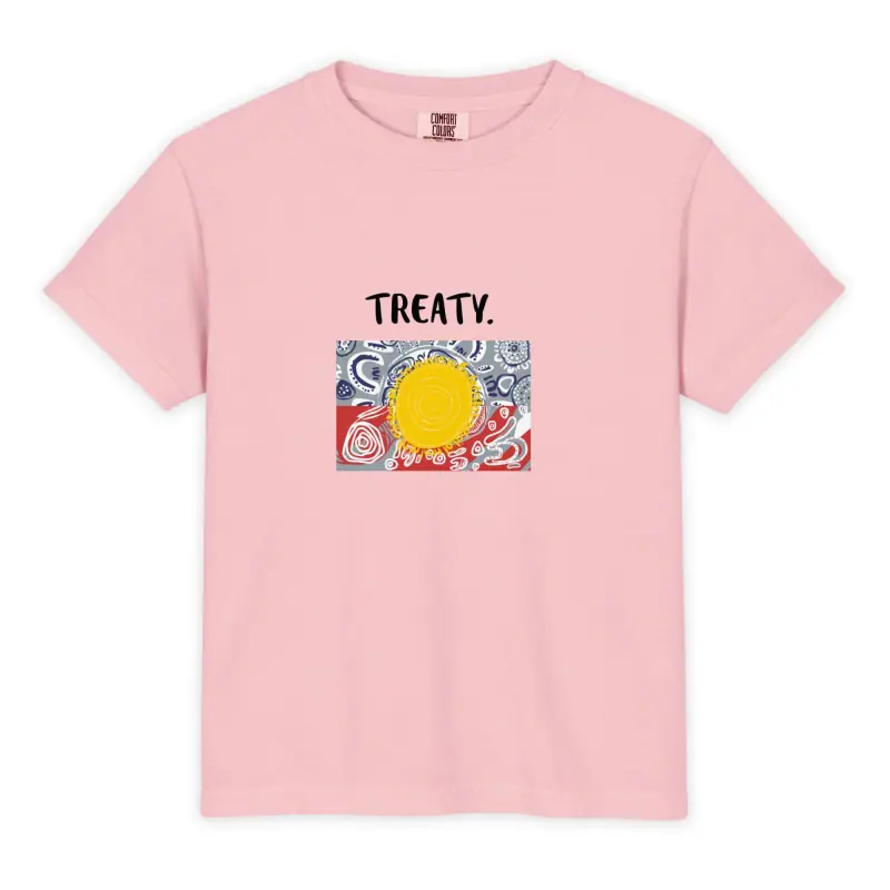 Youth Garment-dyed Heavyweight T-shirt - Comfort Colors 9018 — Midnight Dreaming (view 11)