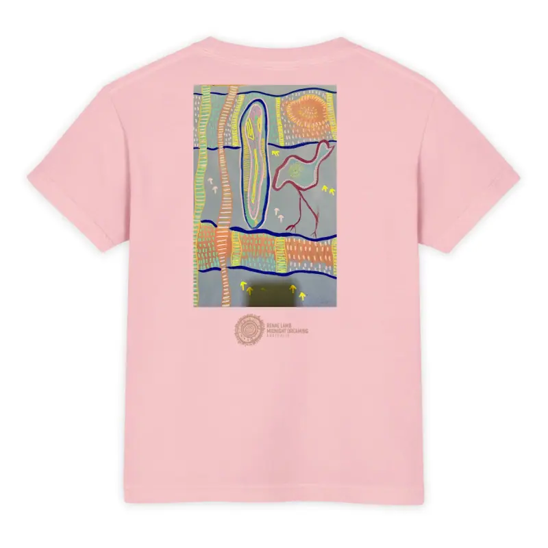 Youth Garment-dyed Heavyweight T-shirt - Comfort Colors 9018 — Midnight Dreaming (view 12)