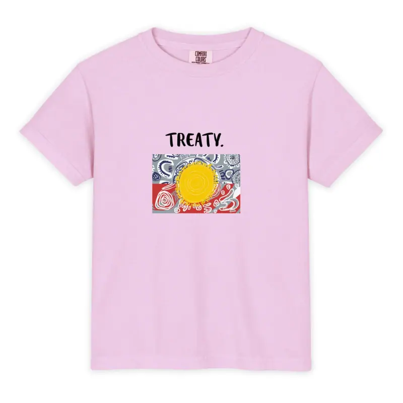 Youth Garment-dyed Heavyweight T-shirt - Comfort Colors 9018 — Midnight Dreaming (view 13)