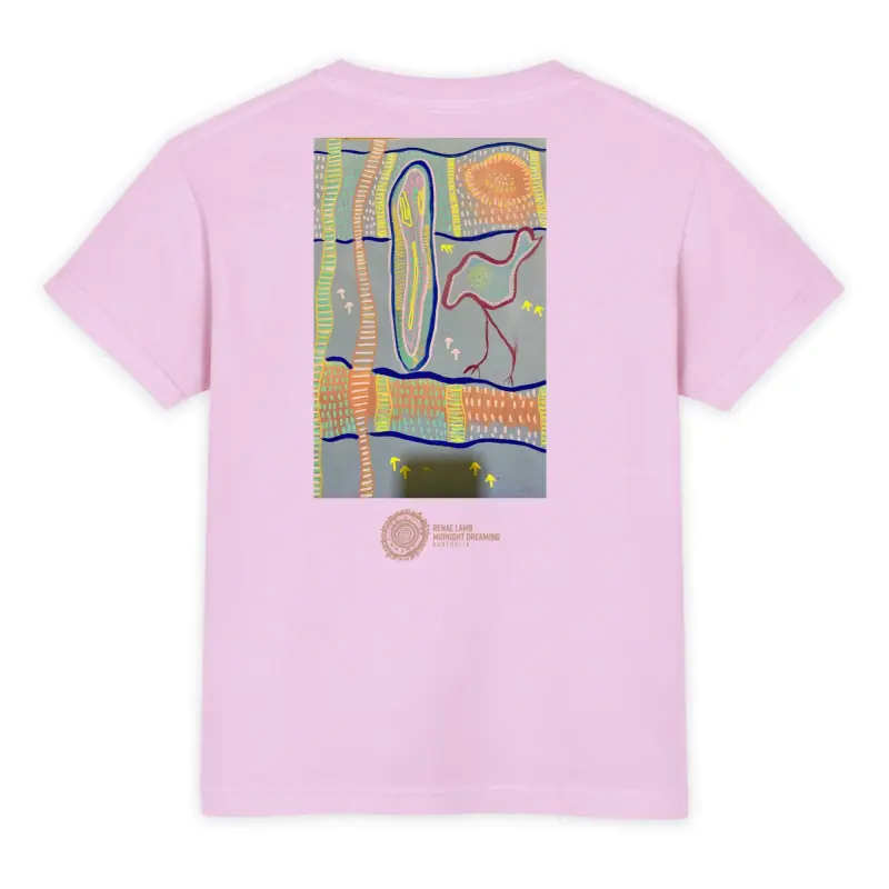 Youth Garment-dyed Heavyweight T-shirt - Comfort Colors 9018 — Midnight Dreaming (view 14)