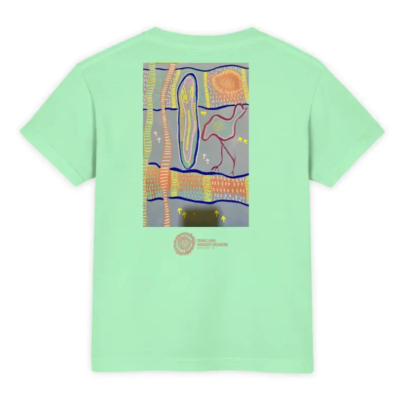 Youth Garment-dyed Heavyweight T-shirt - Comfort Colors 9018 — Midnight Dreaming (view 16)