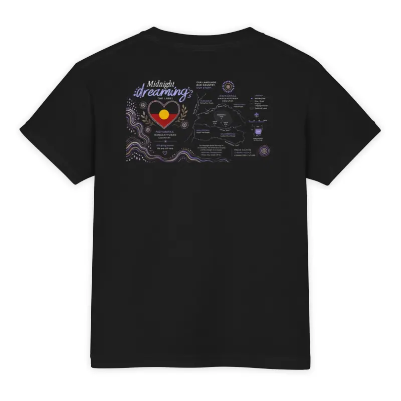 Youth Garment-dyed Heavyweight T-shirt - Comfort Colors 9018 — Midnight Dreaming (view 2)