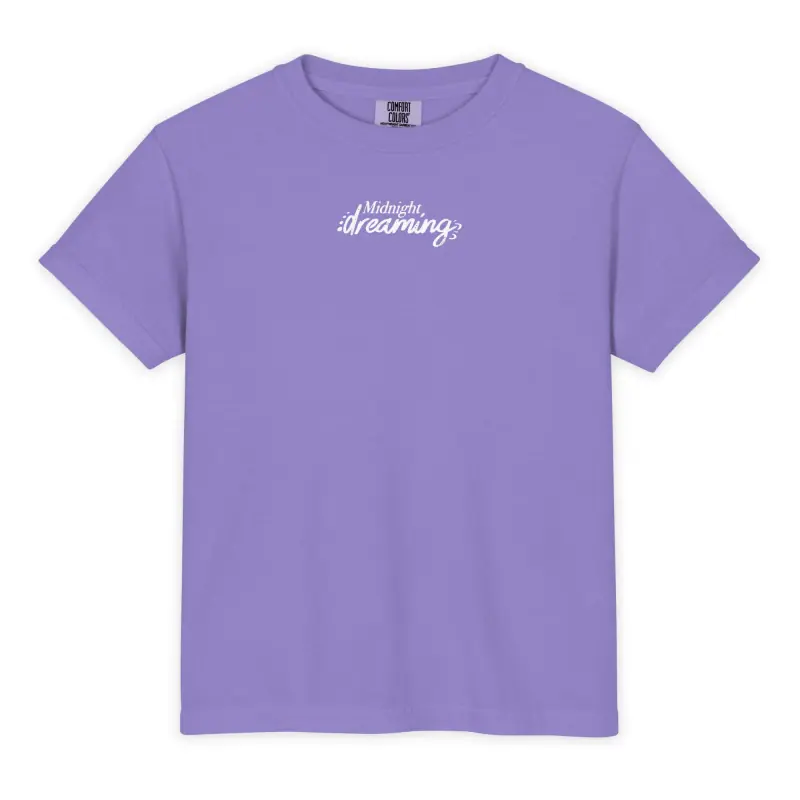 Youth Garment-dyed Heavyweight T-shirt - Comfort Colors 9018 — Midnight Dreaming (view 3)