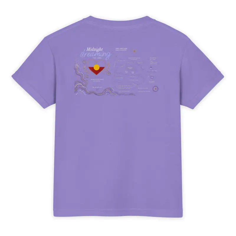 Youth Garment-dyed Heavyweight T-shirt - Comfort Colors 9018 — Midnight Dreaming (view 4)