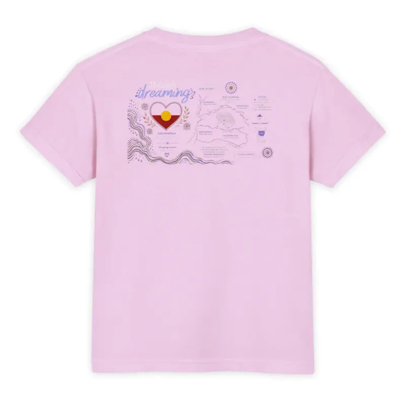 Youth Garment-dyed Heavyweight T-shirt - Comfort Colors 9018 — Midnight Dreaming (view 6)
