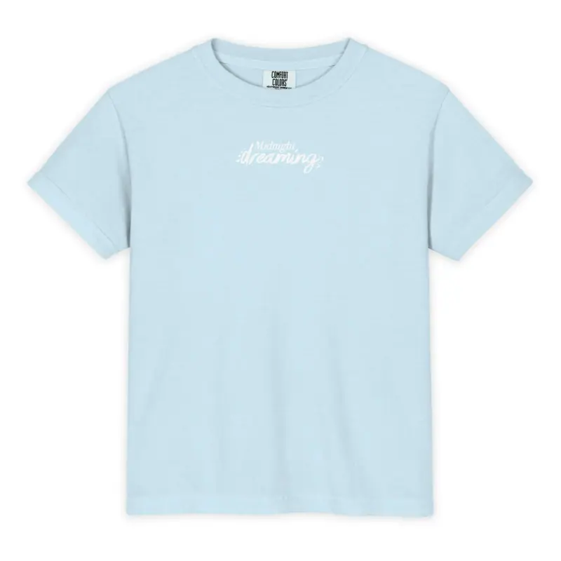 Youth Garment-dyed Heavyweight T-shirt - Comfort Colors 9018 — Midnight Dreaming (view 7)