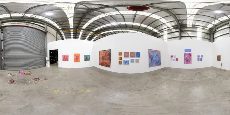 Gilli Watta — exhibition view at the Creator Incubator, works by Renae Lamb